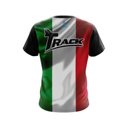 Track Italian Flag CoolWick Bowling Jersey - Image 2
