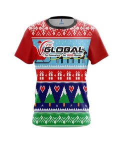 900 Global Dirty Santa Red Coolwick Bowling Jersey