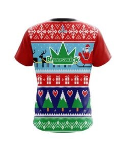 Alternative view of Brunswick  Dirty Santa Red Coolwick Bowling Jersey