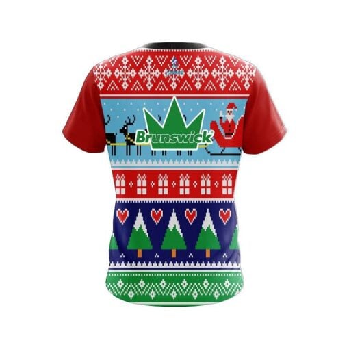 Brunswick  Dirty Santa Red Coolwick Bowling Jersey - Image 2
