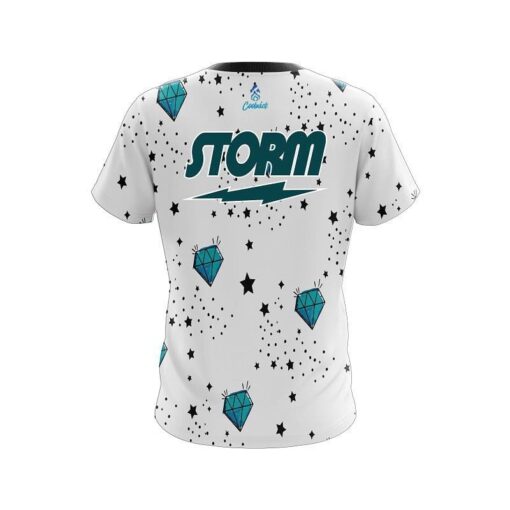 Storm Diamond White CoolWick Bowling Jersey - Image 2