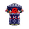 Ebonite Dirty Santa Blue CoolWick Bowling Jersey - Image 2