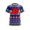 Ebonite Dirty Santa Blue CoolWick Bowling Jersey