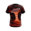 Columbia 300 Electrical Tornado Orange CoolWick Bowling Jersey - Image 2