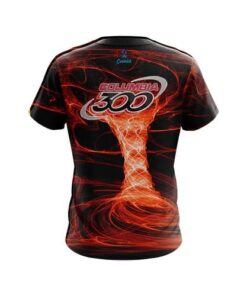 Alternative view of Columbia 300 Electrical Tornado Orange CoolWick Bowling Jersey