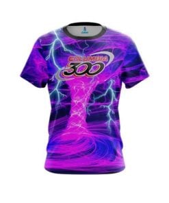 Columbia 300 Electrical Tornado Pink CoolWick Bowling Jersey