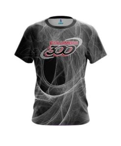 Columbia 300 Energy Swirls Black CoolWick Bowling Jersey