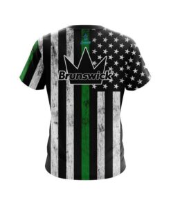 Alternative view of Brunswick Green Line CoolWick Bowling Jersey