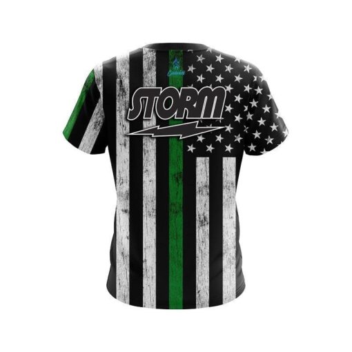 Storm Green Line CoolWick Bowling Jersey - Image 2
