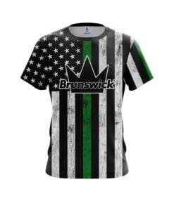 Brunswick Green Line CoolWick Bowling Jersey