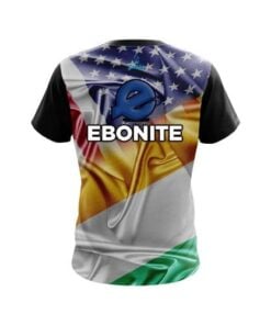 Alternative view of Ebonite Ireland USA Flag Shirt CoolWick Bowling Jersey