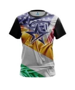 Roto Grip Ireland USA Flag Shirt CoolWick Bowling Jersey