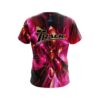 Track Liquid Plasma Red CoolWick Bowling Jersey - Image 2