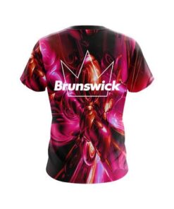 Alternative view of Brunswick Liquid Plasma Red CoolWick Bowling Jersey