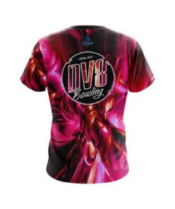 Alternative view of DV8 Liquid Plasma Red CoolWick Bowling Jersey