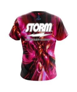 Alternative view of Storm Liquid Plasma Red CoolWick Bowling Jersey