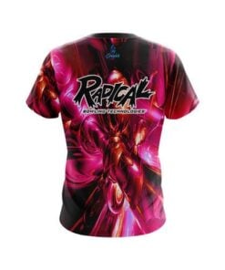 Alternative view of Radical Liquid Plasma Red CoolWick Bowling Jersey