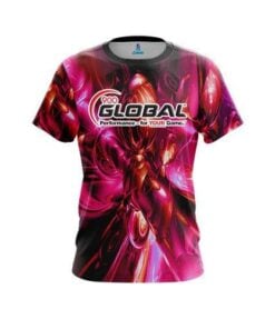 900 Global Liquid Plasma Red CoolWick Bowling Jersey