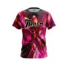 Track Liquid Plasma Red CoolWick Bowling Jersey