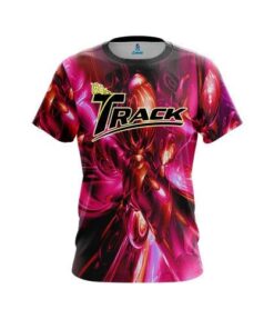 Track Liquid Plasma Red CoolWick Bowling Jersey