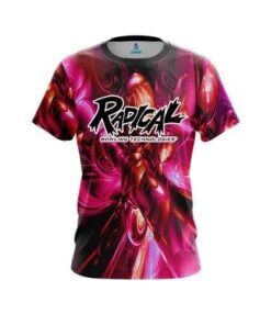 Radical Liquid Plasma Red CoolWick Bowling Jersey
