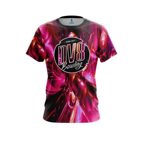 DV8 Liquid Plasma Red CoolWick Bowling Jersey