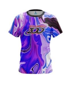 Columbia 300 Paint Swirls CoolWick Bowling Jersey