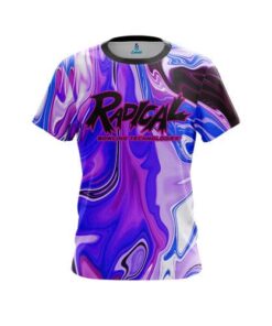 Radical Paint Swirls CoolWick Bowling Jersey
