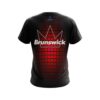 Brunswick Pin Head Red CoolWick Bowling Jersey - Image 2