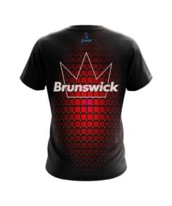 Alternative view of Brunswick Pin Head Red CoolWick Bowling Jersey