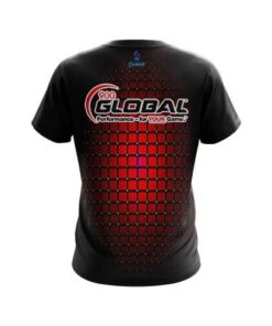 Alternative view of 900 Global Pin Head Red CoolWick Bowling Jersey