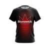 Brunswick Pin Head Red CoolWick Bowling Jersey