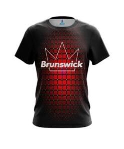 Brunswick Pin Head Red CoolWick Bowling Jersey