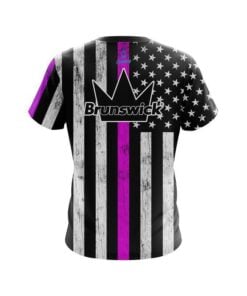 Alternative view of Brunswick Pink Line CoolWick Bowling Jersey