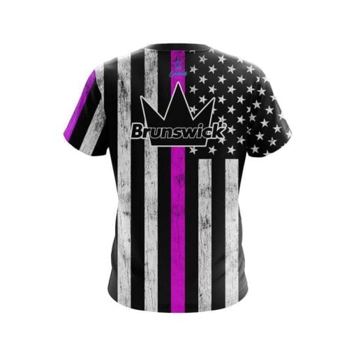 Brunswick Pink Line CoolWick Bowling Jersey - Image 2