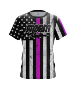 Storm Pink Line CoolWick Bowling Jersey