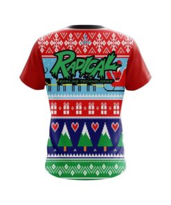Alternative view of Radical Dirty Santa Red CoolWick Bowling Jersey