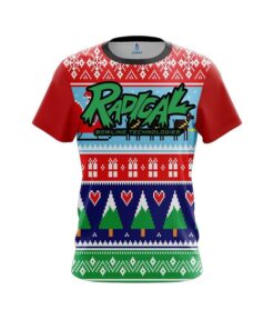 Radical Dirty Santa Red CoolWick Bowling Jersey