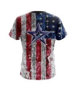 Alternative view of Roto Grip STAR Rustic USA Flag Shirt CoolWick Bowling Jersey