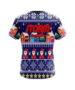Alternative view of Storm Dirty Santa Blue CoolWick Bowling Jersey