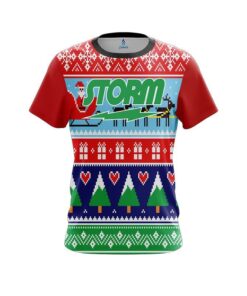 Storm Dirty Santa Red CoolWick Bowling Jersey
