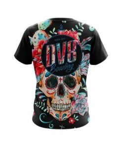 Alternative view of DV8 Sugar Skull CoolWick Bowling Jersey
