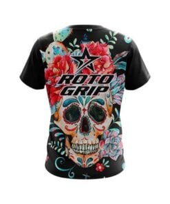 Alternative view of Roto Grip Sugar Skull CoolWick Bowling Jersey