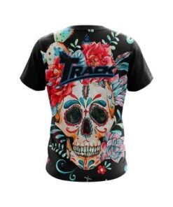 Alternative view of Track Sugar Skull CoolWick Bowling Jersey