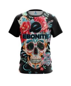 Ebonite Sugar Skull CoolWick Bowling Jersey