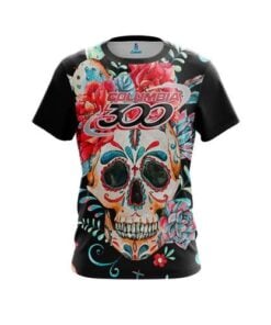 Columbia 300 Sugar Skull CoolWick Bowling Jersey