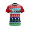Track Dirty Santa Red CoolWick Bowling Jersey