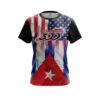 Columbia 300 USA Cuban Flag CoolWick Bowling Jersey