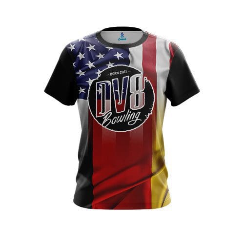 DV8 USA Germany CoolWick Bowling Jersey