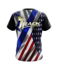 Alternative view of Track USA Israeli Flag CoolWick Bowling Jersey